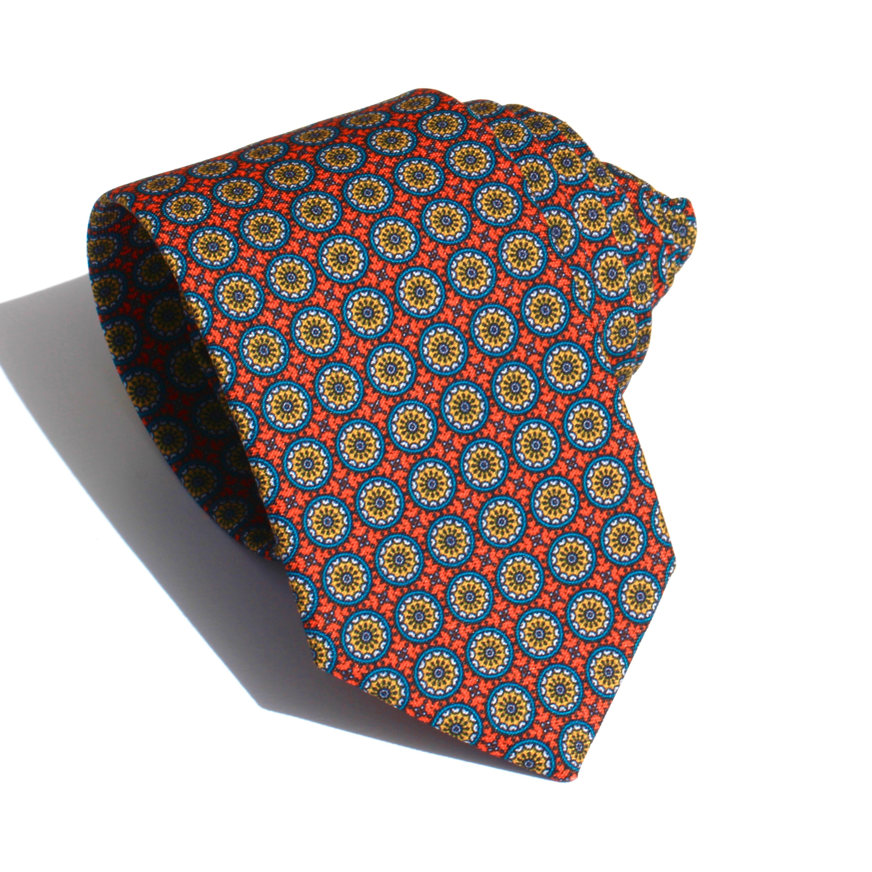 Orange Crimson Mosaic